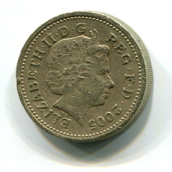 2005 Great Britain Menai Bridge Commemorative One Pound Coin (b510-2) - Picture 2 of 2